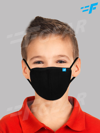 F95  Black Reusable Washable  F Gear Mask Pack-3