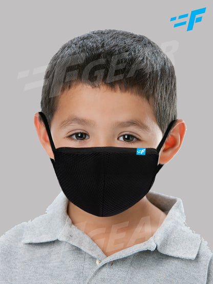F95  Black Reusable Washable  F Gear Mask Pack-3