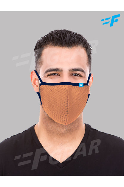 7layer F95 CE ISO SITRA Lab tested >95% BFE reusable washable Safeguard mask Skin color Pack of 1