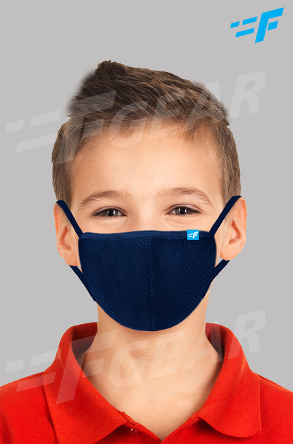 7layer F95 CE ISO SITRA Lab tested >95% BFE reusable washable Safeguard mask Navy Blue color Pack of 1