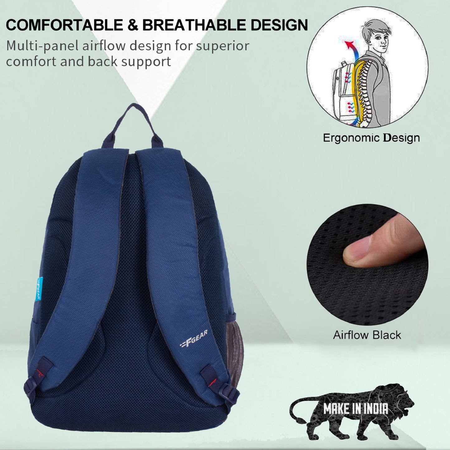 Salient 27L Guc PL Navy Blue Backpack