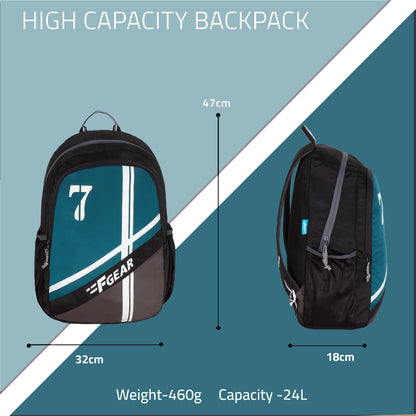 Shigo 24L Marine Blue Grey Backpack