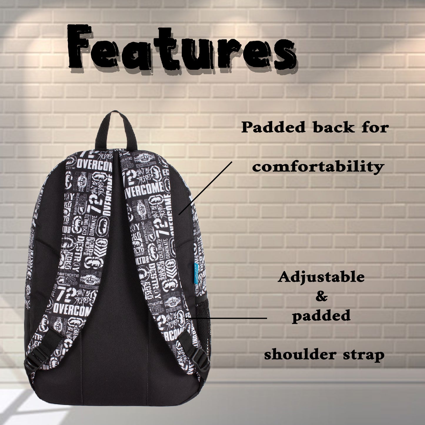 Castle 22 L P8 White Backpack