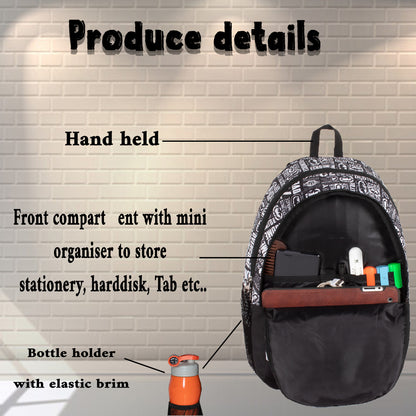 Castle 22 L P8 White Backpack
