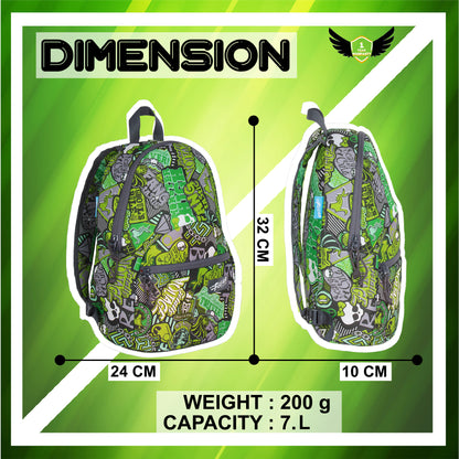 Ferris 7L P2 Green Backpack