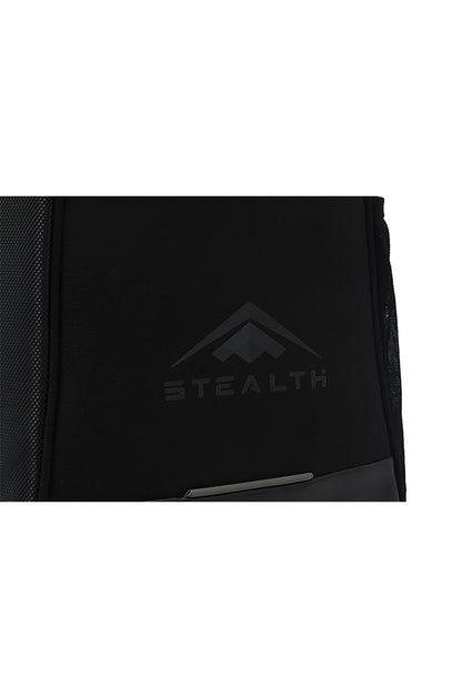 Stealth 25L Black Anti-theft Laptop Backpack with Raincover