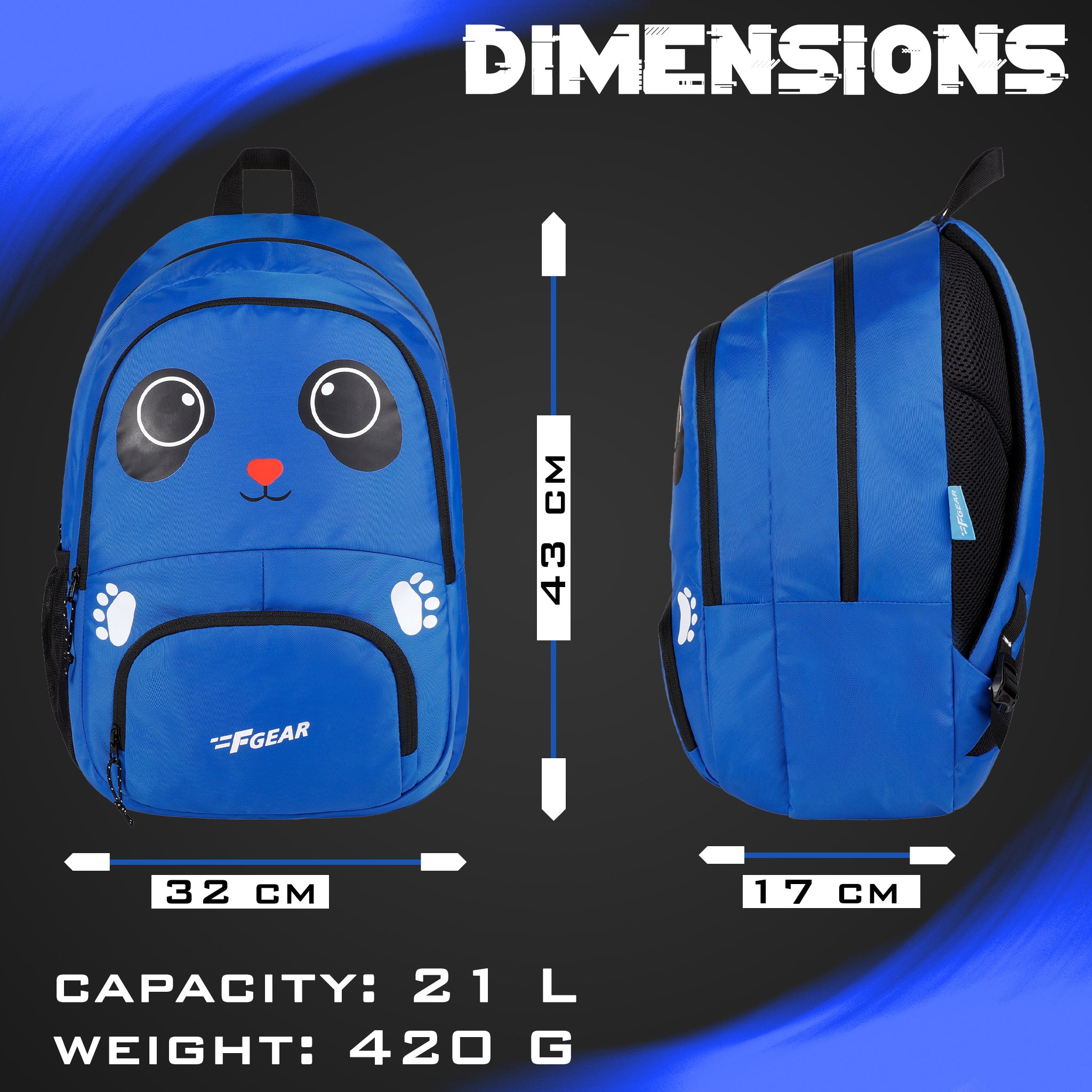 Buy perfect star half black, royal blue college bag for boys and girls 19  inch 35 L Laptop Backpack(Blue, Black) Online at desertcartINDIA
