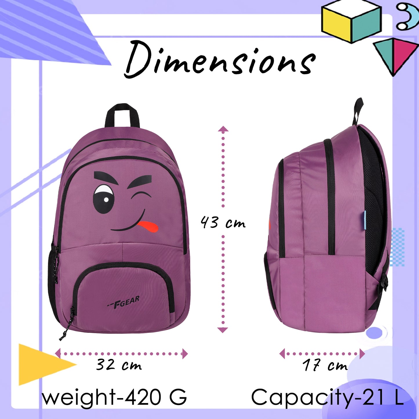 Wink 21L Grape Jam Backpack
