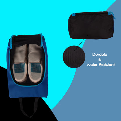 Boyle Navy Blue Shoe Bag
