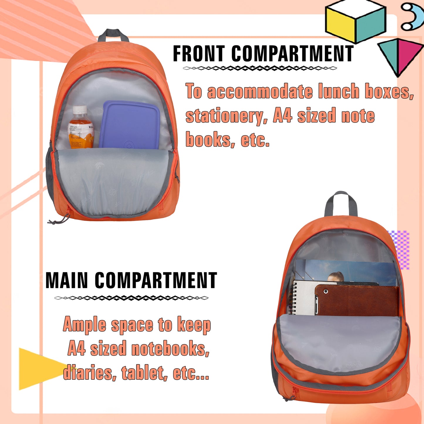 Wink 21L Orange Jam Backpack