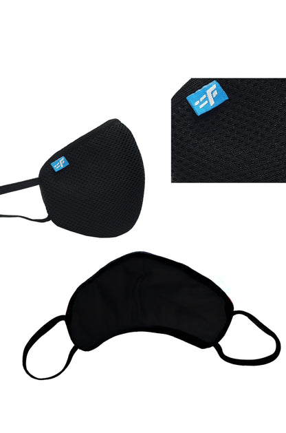 F95  Black Reusable Washable  F Gear Mask Pack-3