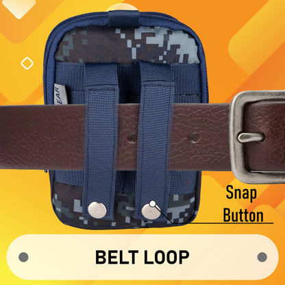 Lexan Marpat Navy Camo Waist Bag