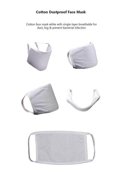 F Gear Cotton Dustproof Face Mask (Pack of 100 pieces)