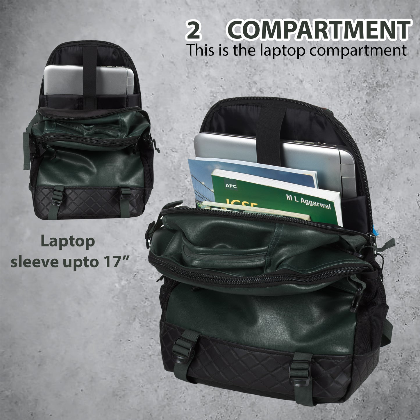 Sedna 27L Olive Green Laptop Backpack
